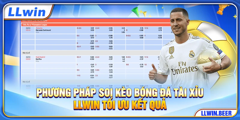 Phương pháp soi kèo bóng đá tài xỉu LLWIN tối ưu kết quả