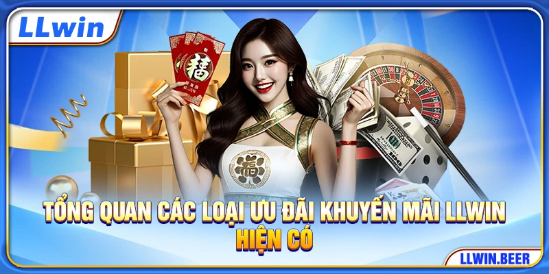 Tổng quan các loại ưu đãi khuyến mãi LLWIN hiện có